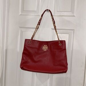 Tory Burch Red Bag w Gold Hardware